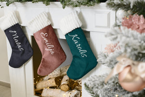 
                
                    Load image into Gallery viewer, Kalėdinė kojinė su vardu
                
            